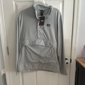Mountain Hardwear Light Gray Pullover Jacket
